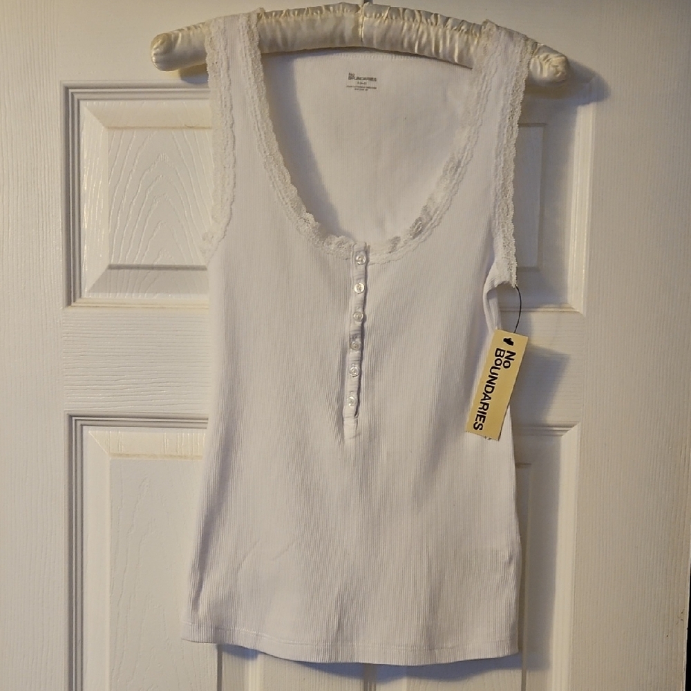 Brand New White Lace Tank Top